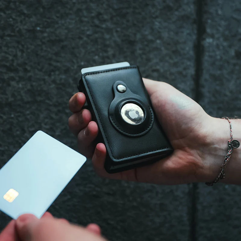 Card Wallet with AirTag Holder